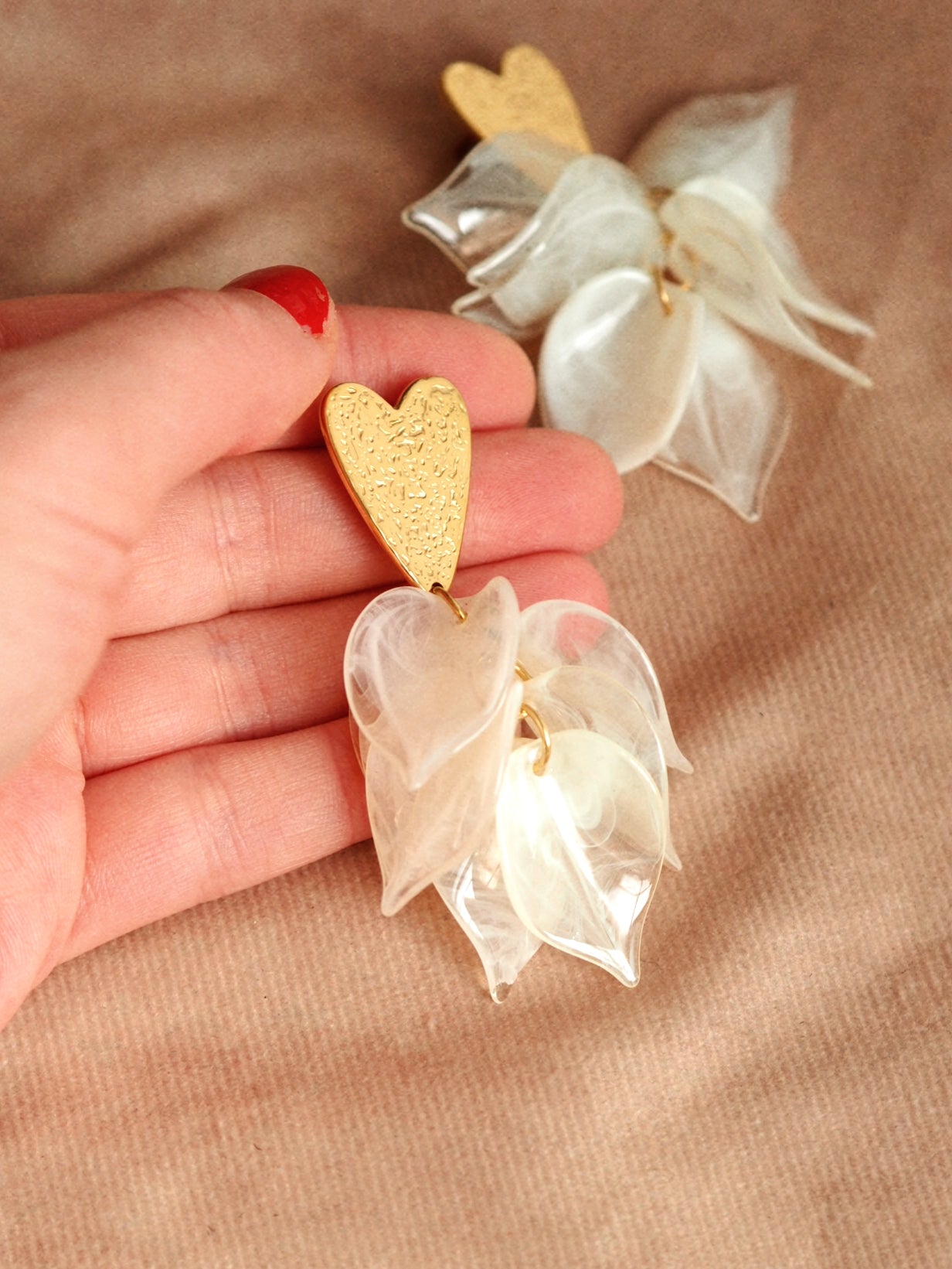 Heart & Fire Earrings