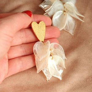 Heart & Fire Earrings