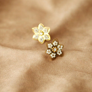 Flower Beaded Earrings