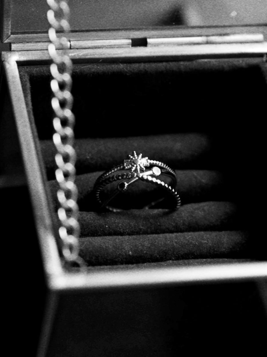 Alpha Centauri Ring in Silver Colour