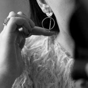 Claudia Moon Earrings/ Sparkle Limited Collection