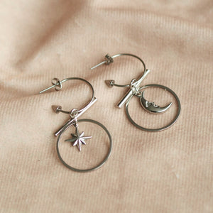Phoebe Earrings in Silever/ Limited Collection Sparkle