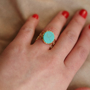 Emma Blue Gemstone Ring