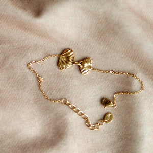 Beautiful Ginkgo Leaf Bracelet