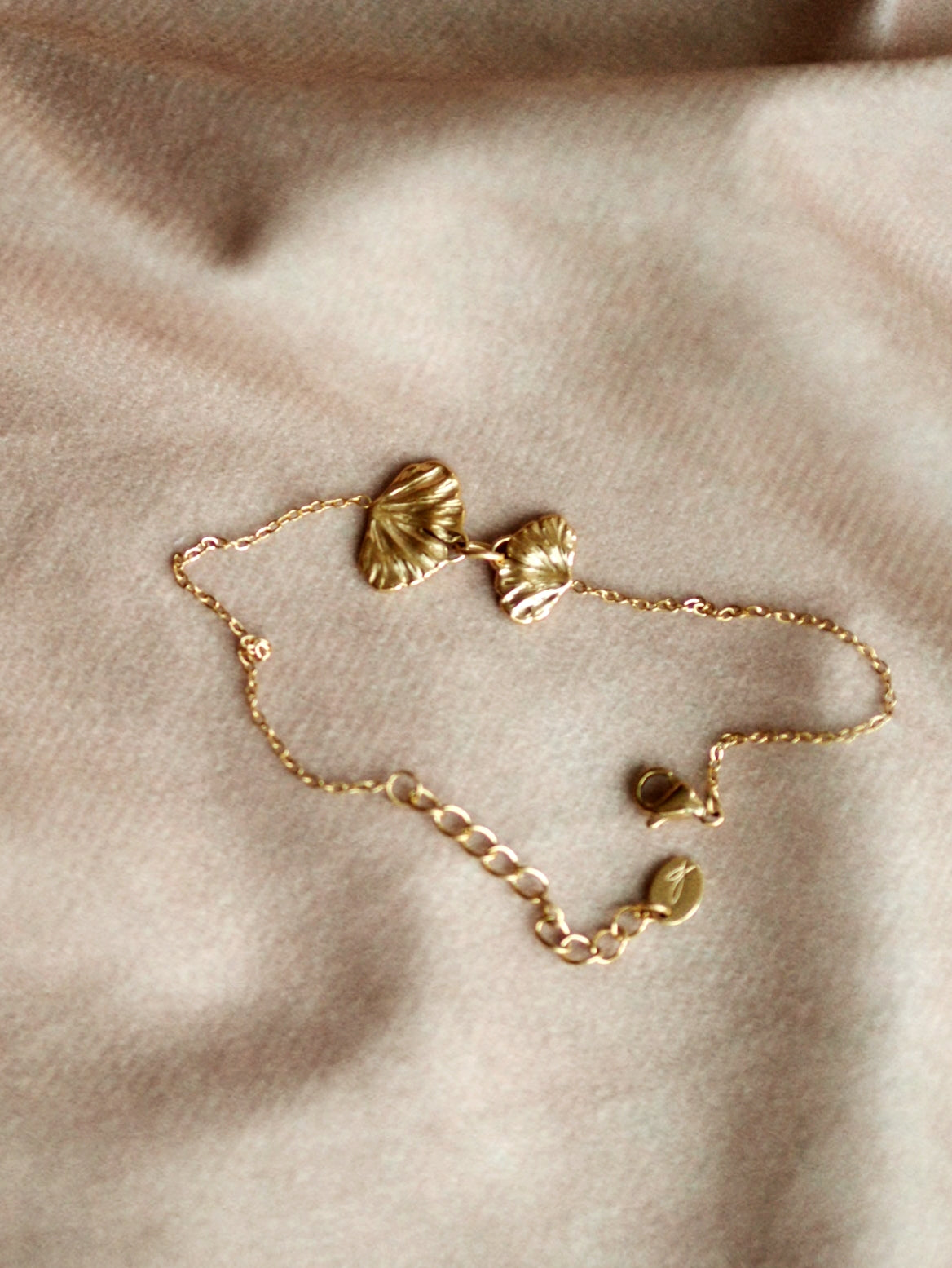 Beautiful Ginkgo Leaf Bracelet