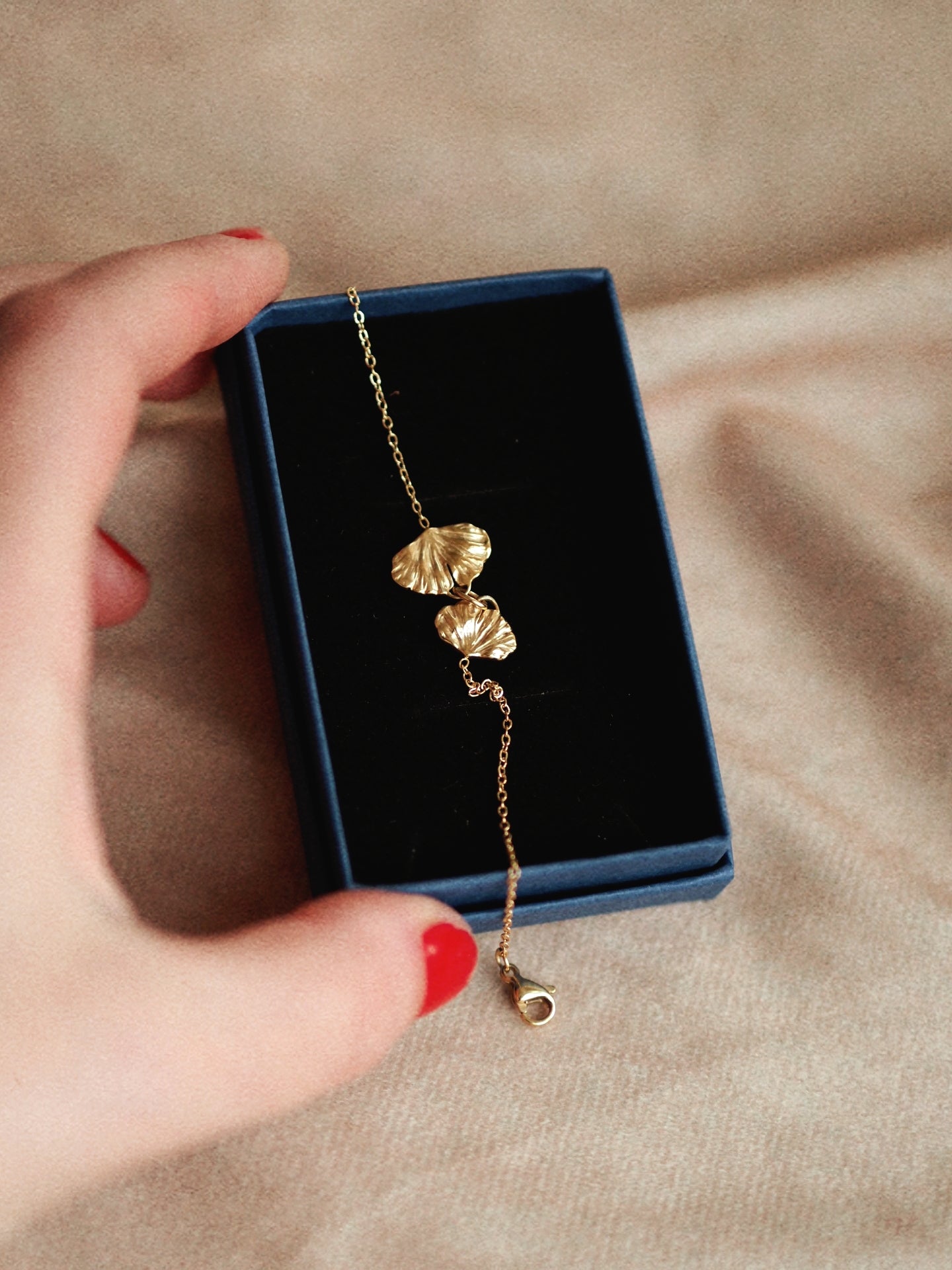 Beautiful Ginkgo Leaf Bracelet