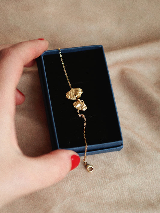 Beautiful Ginkgo Leaf Bracelet