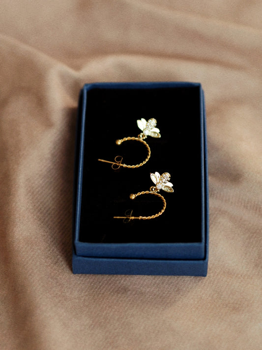 Atlas Sparkle Bee Hoops