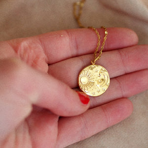 Sparkle Coin Necklace