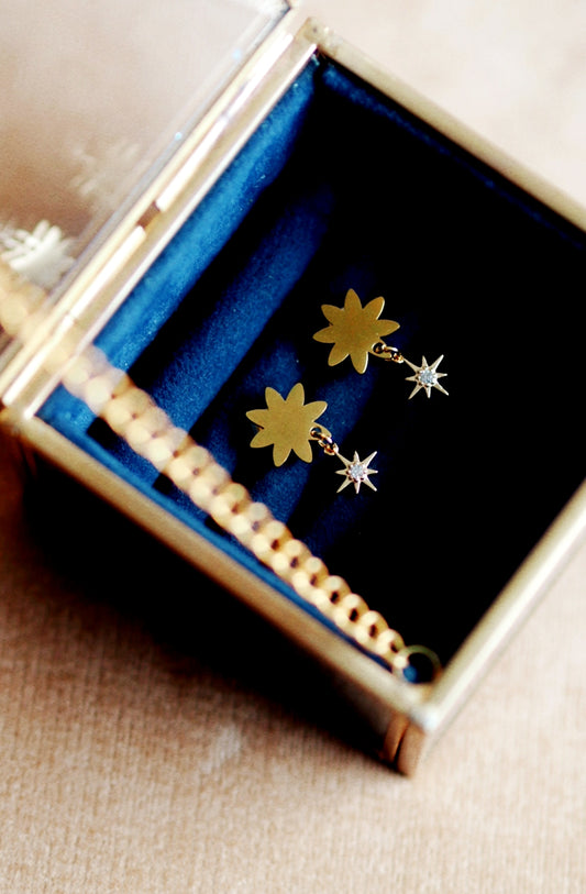 Andrea Atlas Star Earrings
