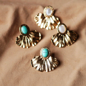 Renee Ginkgo Leaf Earrings