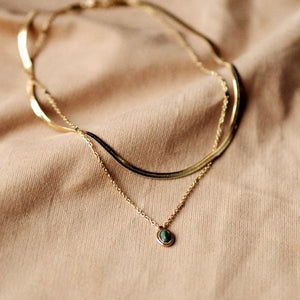 2 linea Gemstone Necklace