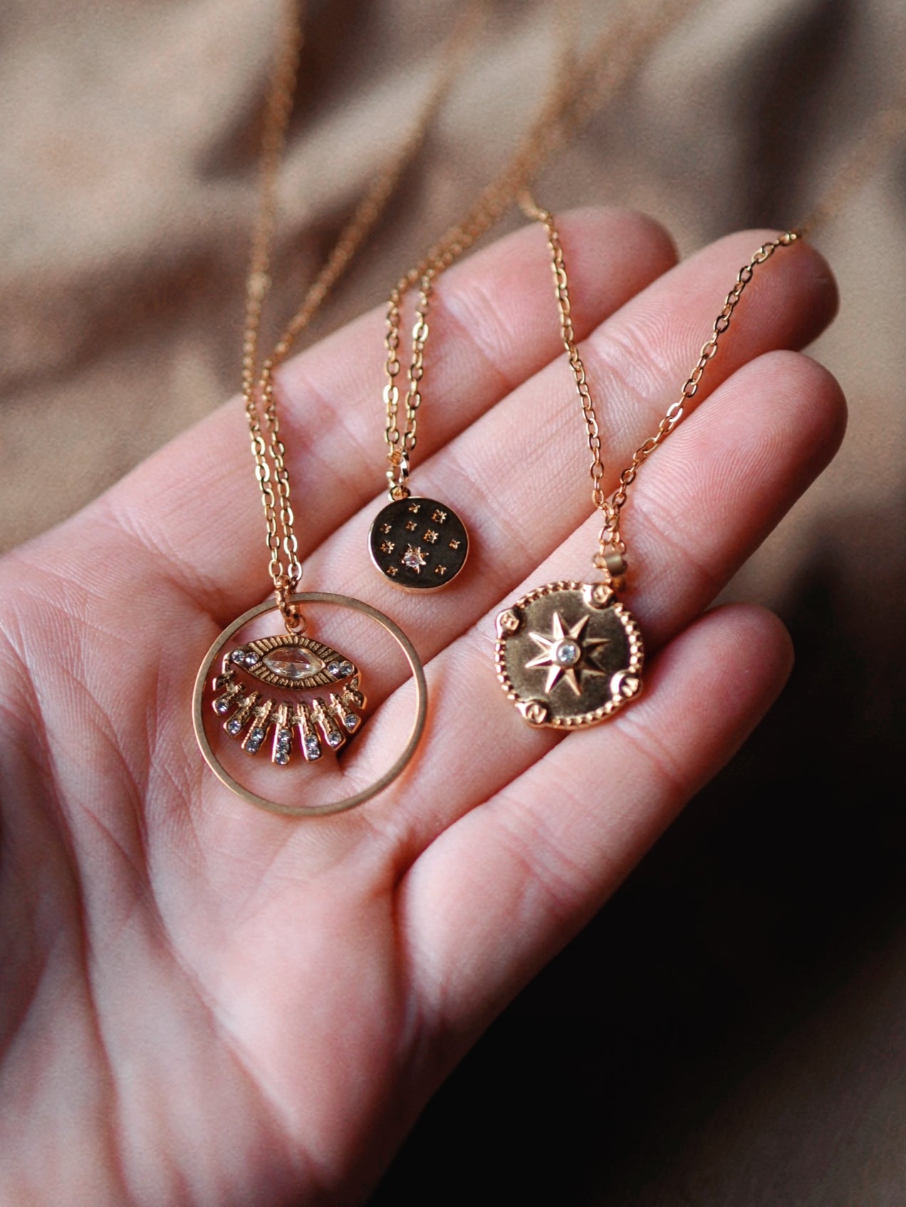 Sparkle Compass Necklace