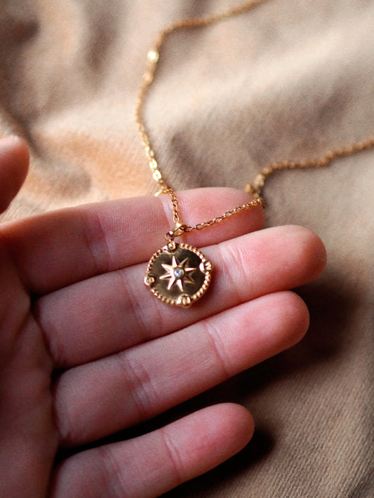 Sparkle Compass Necklace