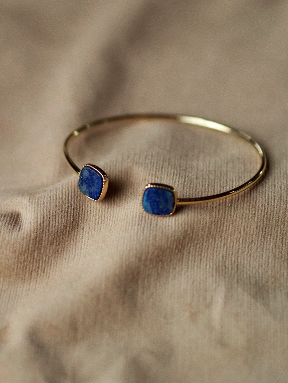Lapis Lazuli Adjustable Bangle