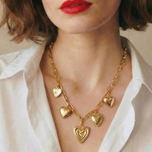 Maja Multiple Heart Necklace