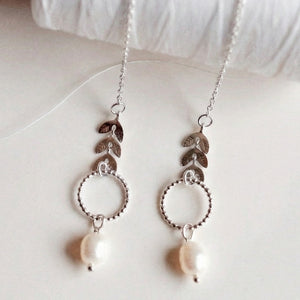 Atlas Signature Chain Earrings N°2 silver