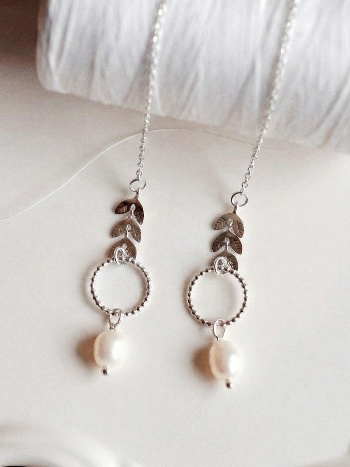 Atlas Signature Chain Earrings N°2 silver