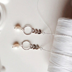 Atlas Signature Chain Earrings N°2 silver