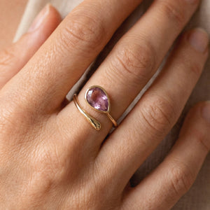 New Weronika Amethyst Ring