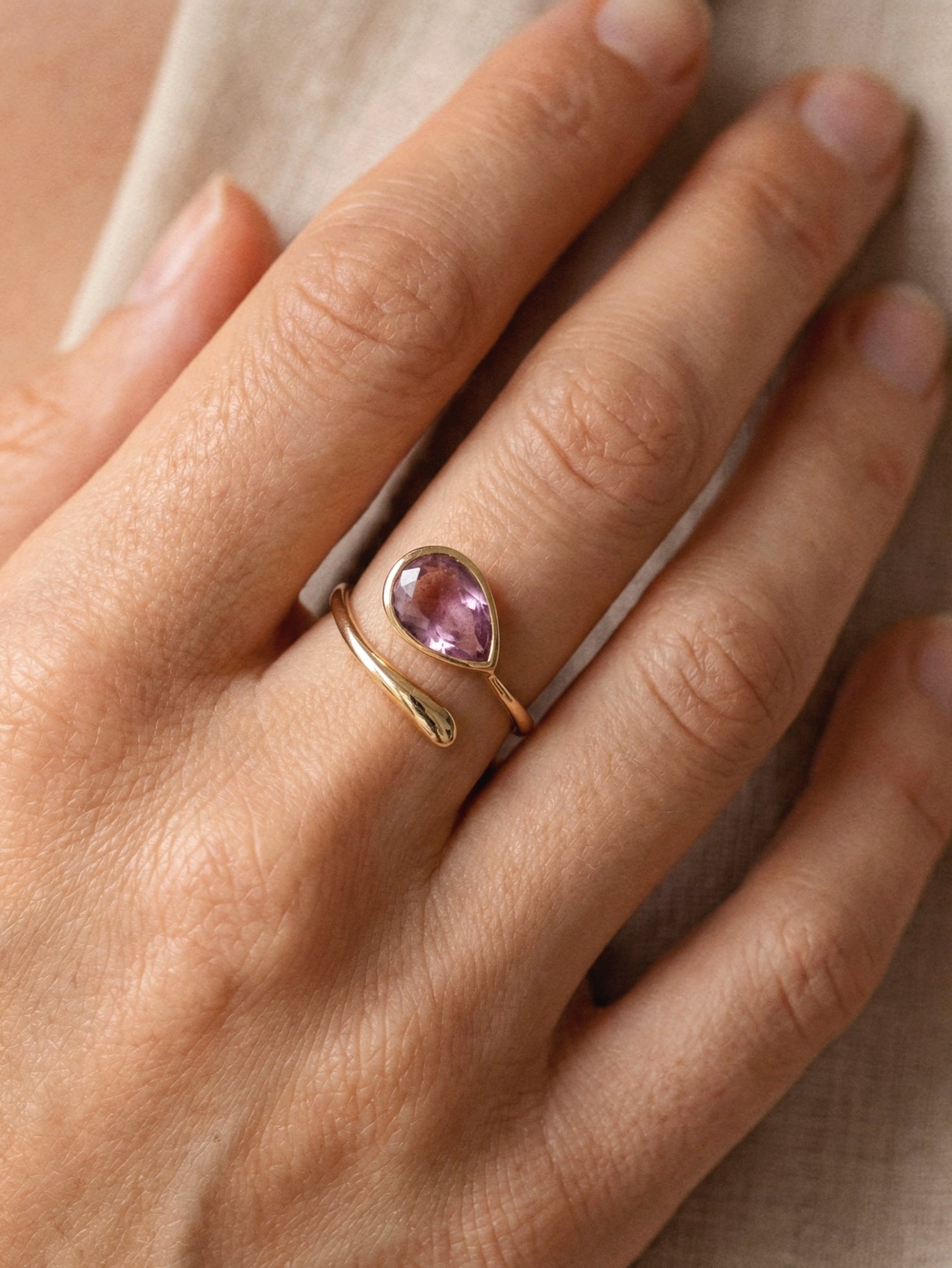 New Weronika Amethyst Ring