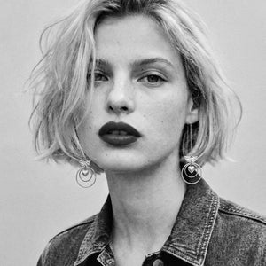 Atlas Signature Chain Earrings N°77 silver