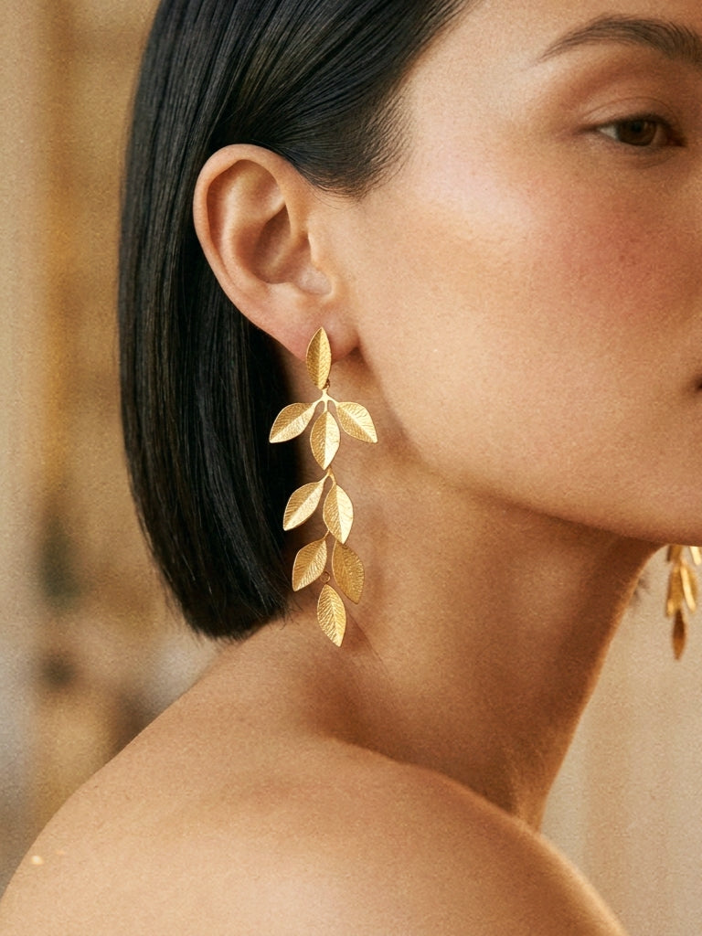Louise Leaf Earrings
