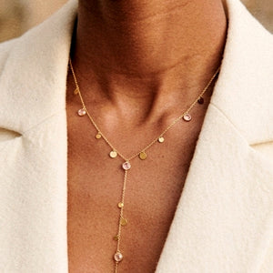 Lumira Necklace in Peach