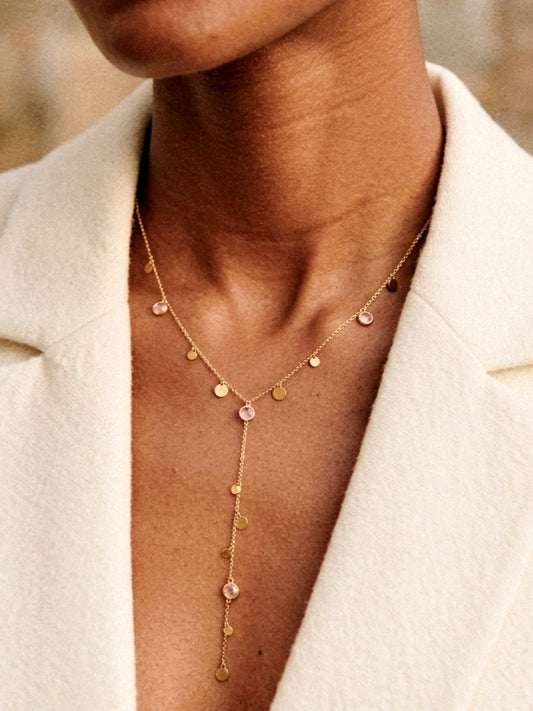 Lumira Necklace in Peach