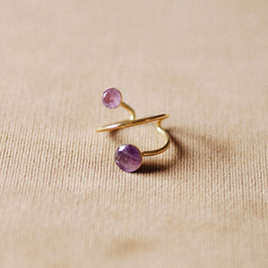 Unique Amethyst Ring