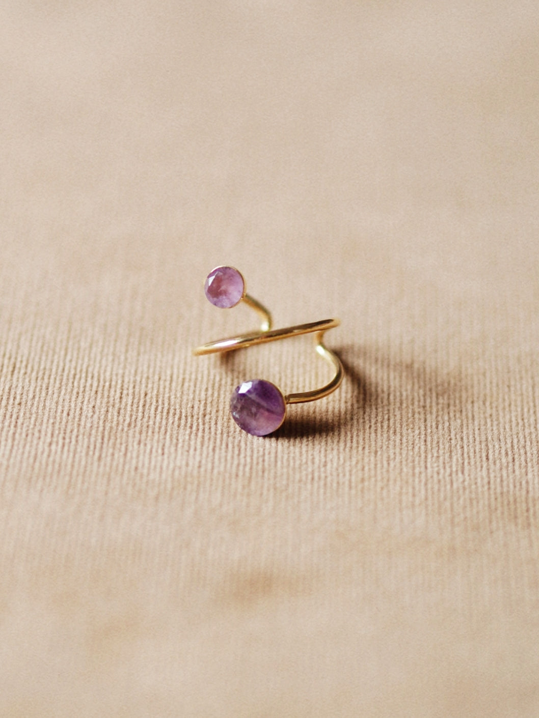 Unique Amethyst Ring