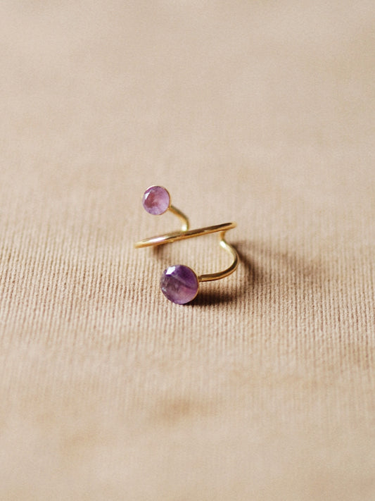 Unique Amethyst Ring