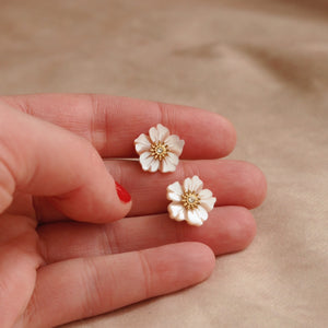 Florence Stud Earrings / Pink