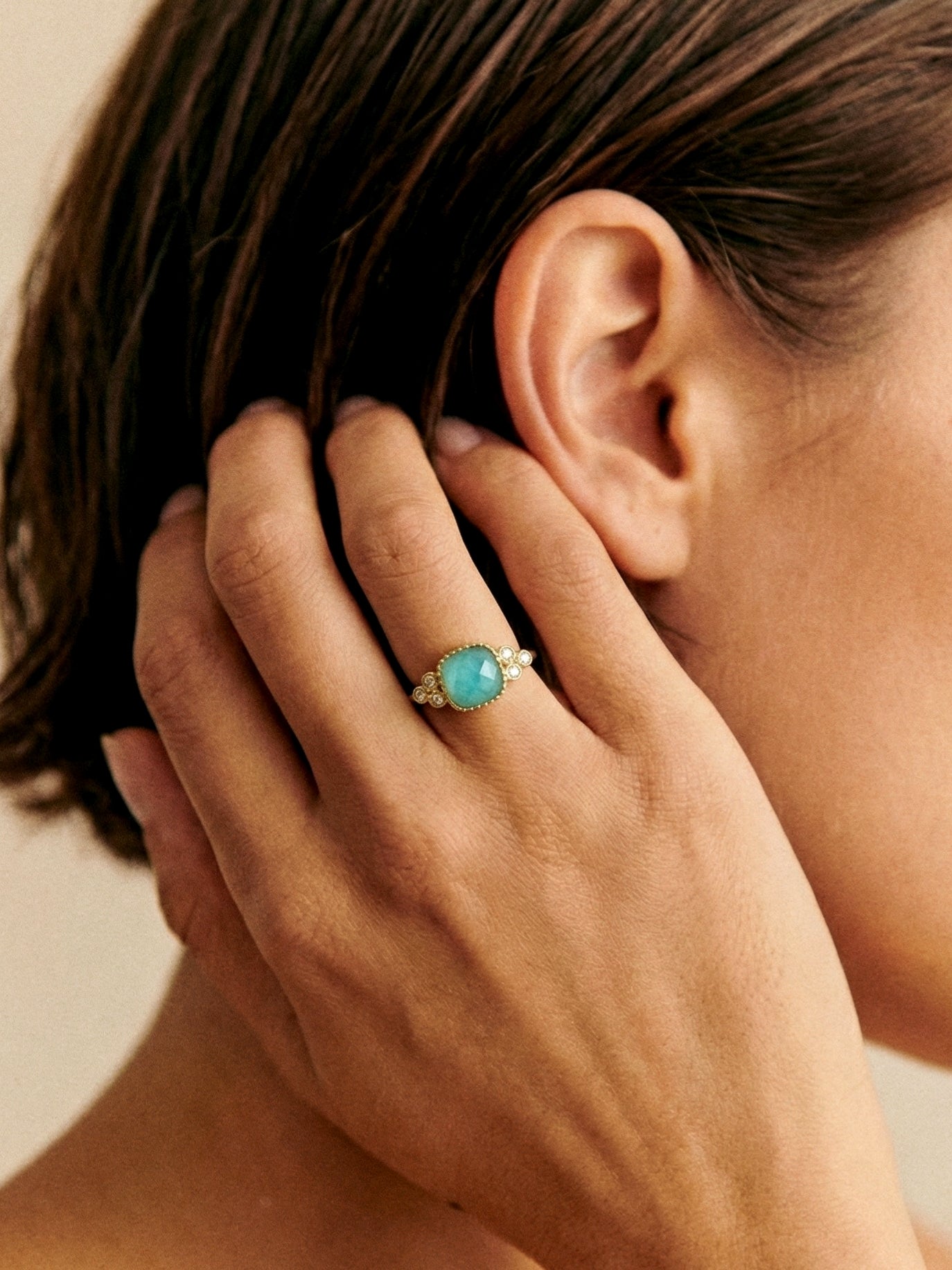 Emilie Pink Gemstone Ring