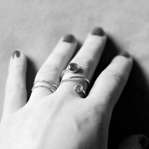 Unique Quartz Ring in Gold