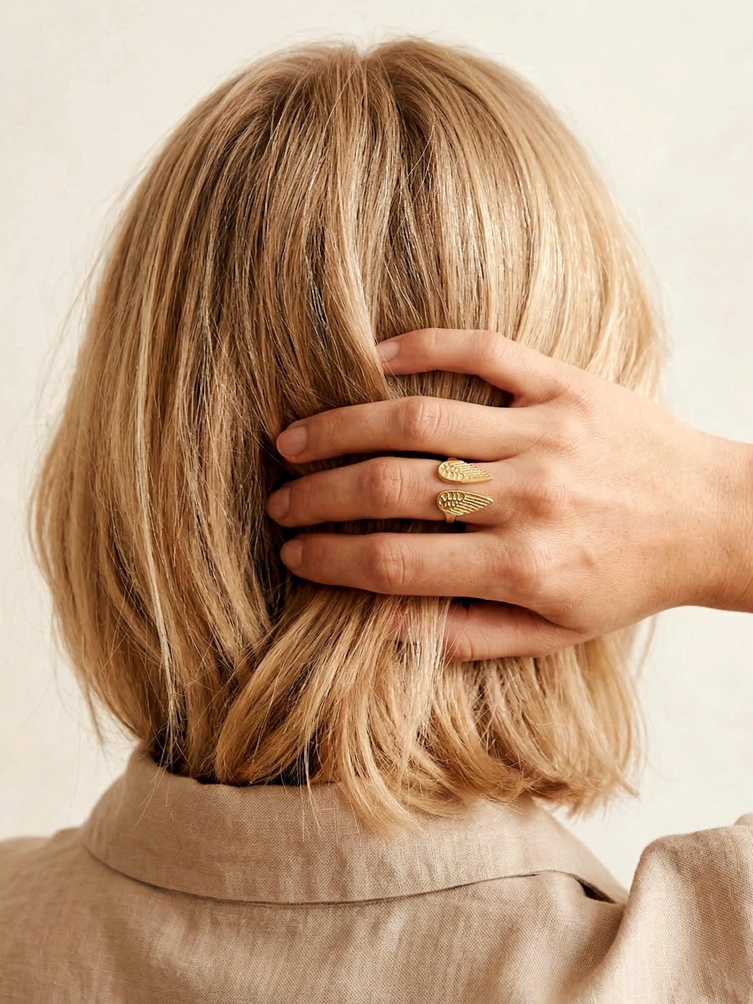 Angela Open Wing Ring