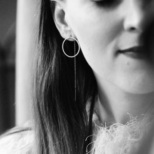 Luna Earrings In Silver 🎁