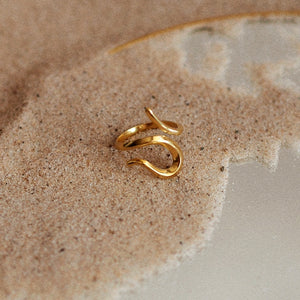 Lucienne Smooth Snake Ring