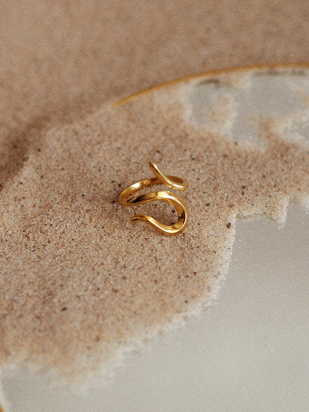 Lucienne Smooth Snake Ring
