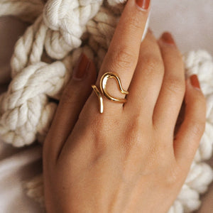 Lucienne Smooth Snake Ring