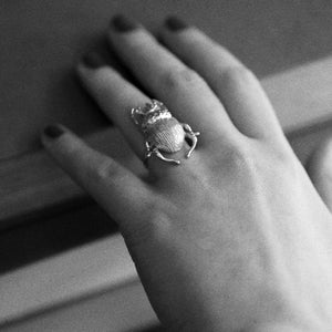 Unique Beetle Ring