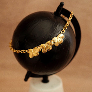 Camelia Necklace in Gold