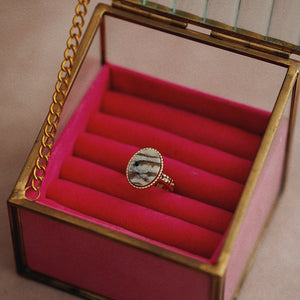 Unique Amethyst Ring in Gold