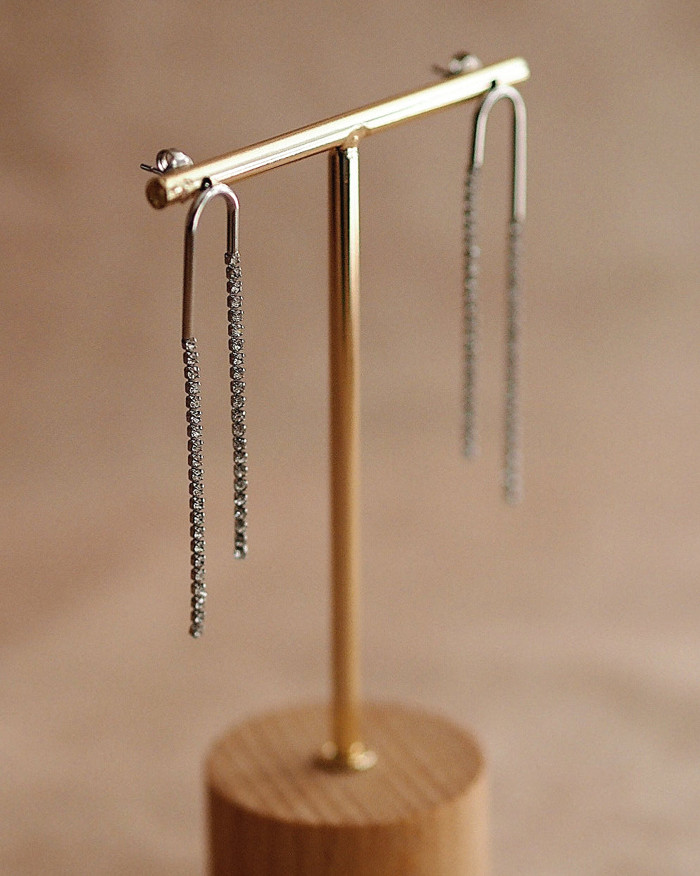 Delicate Zirconia Earrings in Silver