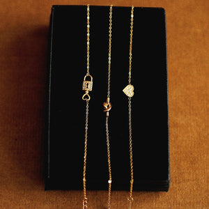 Heartlock Bracelet in Gold
