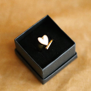 Pearl Heart Ring