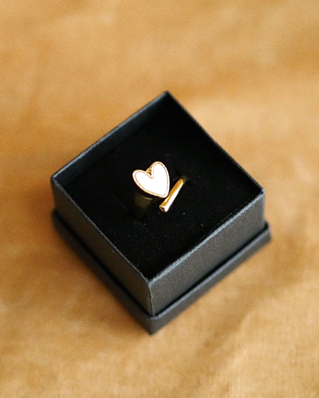 Pearl Heart Ring