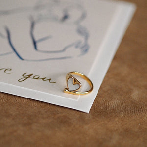 Pearl Heart Ring