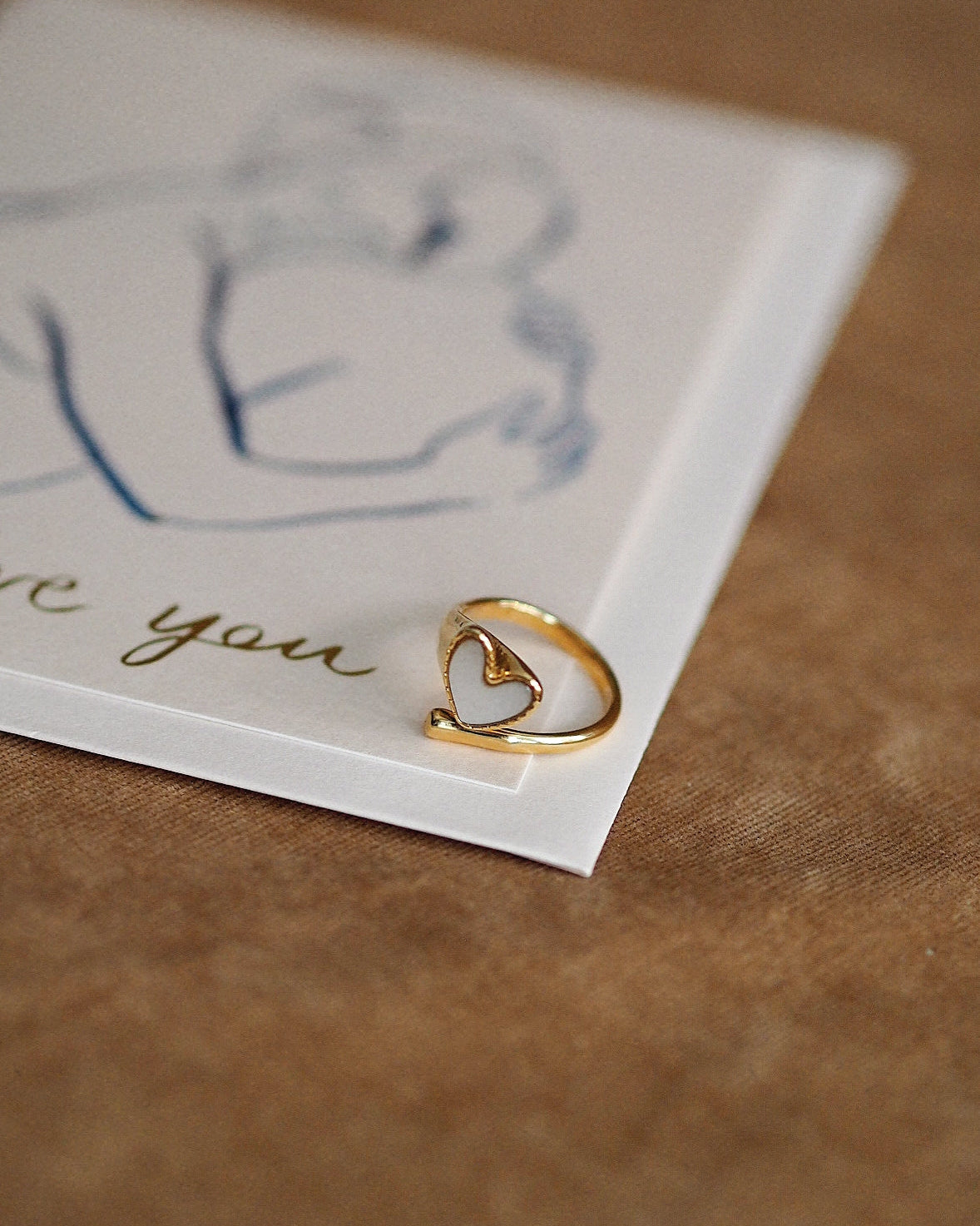 Pearl Heart Ring