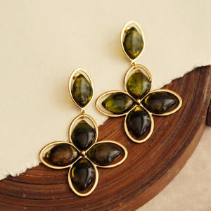 Statement Clover Earrings